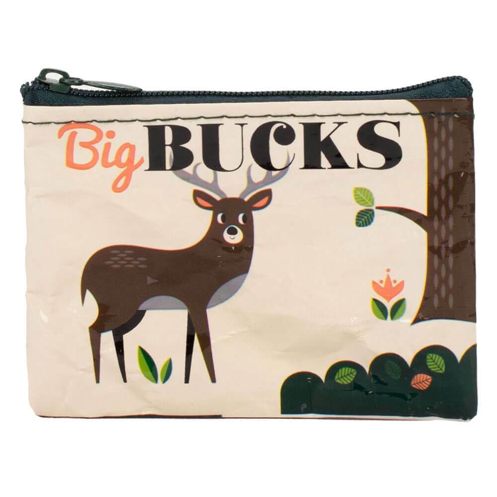 Big Bucks Coin Purse Blue Q FRIVVY