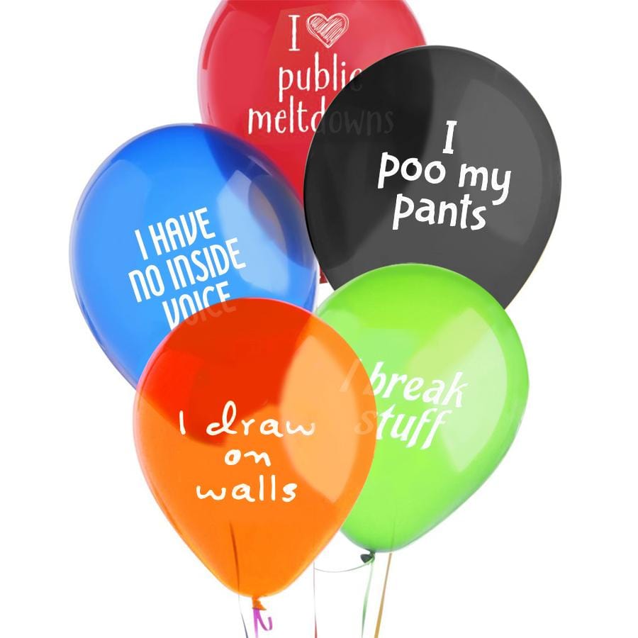 Kid Shaming Little Jerk Balloons - Boldfaced Goods – FRIVVY