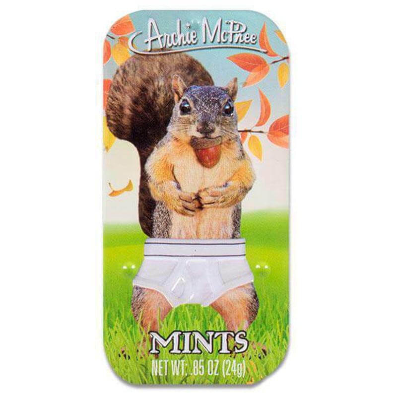Squirrel in Underpants Mints