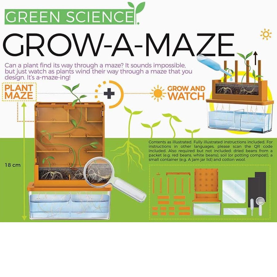 Build A Plant Maze - Grow A Bean Maze Science Kit  - DIY Toy