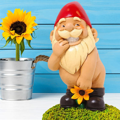 Flower Power Naughty Naked Garden Gnome