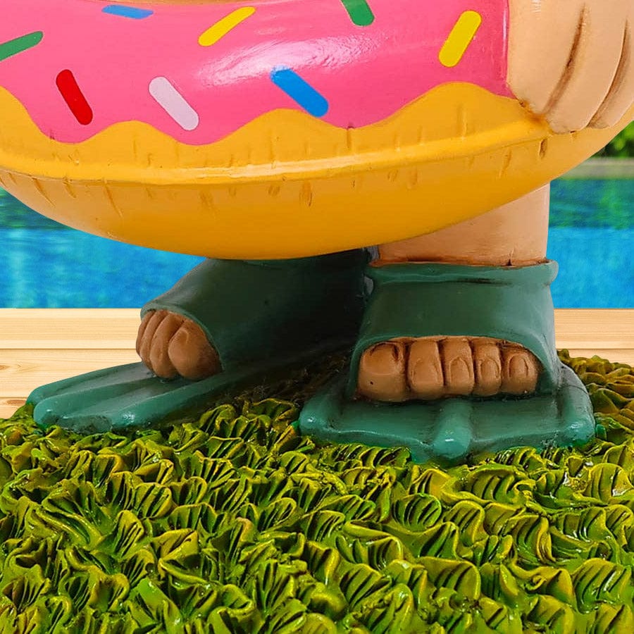 Donut Pool Float Garden Gnome