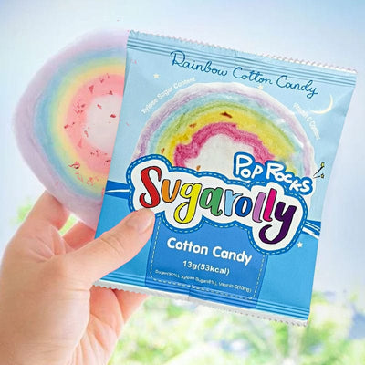 Rainbow Pop Rocks Cotton Candy