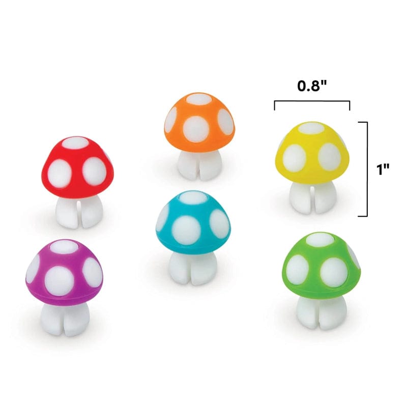 Tiny Toadstools Mushroom Drink Markers - Fred & Friends