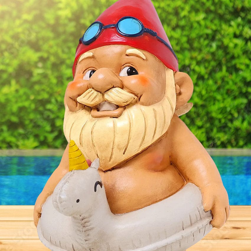 Unicorn Pool Float Garden Gnome