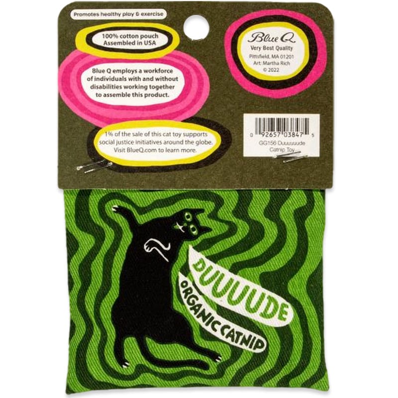 Duuuuuude Catnip Cat Toy - Unique Gift by Blue Q