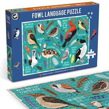 Fowl Language Jigsaw Puzzle by Ginger Fox