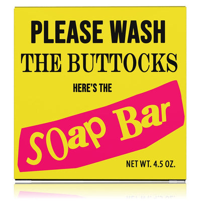 Please Wash Your Buttocks Punk Rock Soap