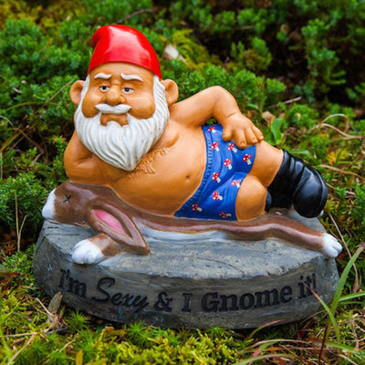 Sexy And I Gnome It Garden Gnome - BigMouth Toys