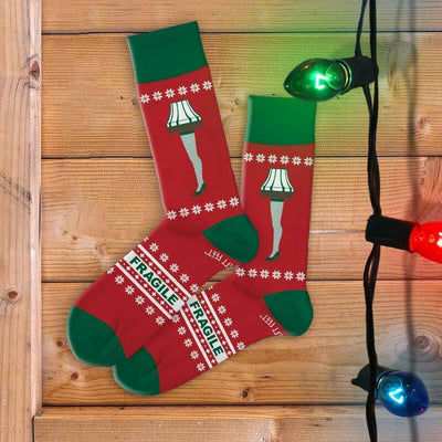 A Christmas Story Leg Lamp Holiday Socks - Perpetual Kid Exclusives