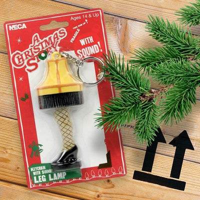 A Christmas Story Leg Lamp Talking Keychain - NECA