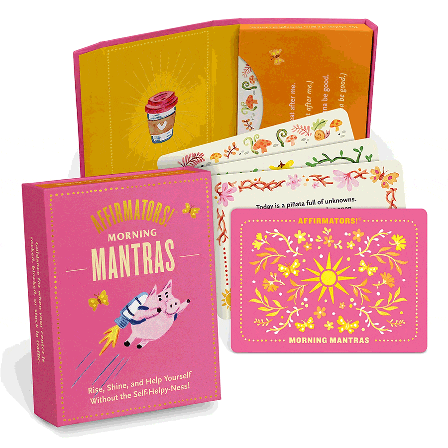 Affirmators! Morning Mantras Card Deck - Knock Knock