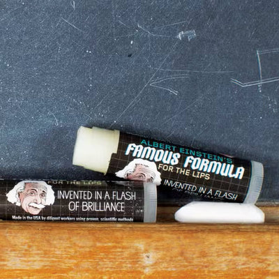 Albert Einstein's Famous Formula Lip Balm