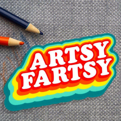 Artsy Fartsy Vinyl Sticker - Smarty Pants Paper