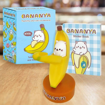 Bananya Talking Kawaii Kitten Banana - Running Press