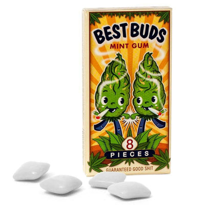 Best Buds Mint Gum - Blue Q