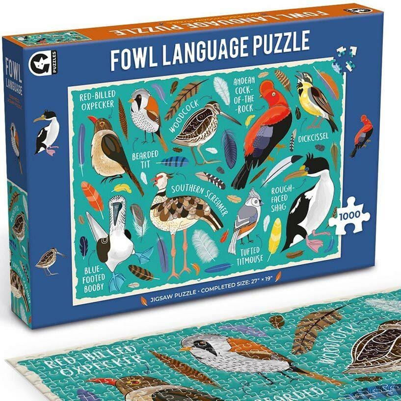 Fowl Language Jigsaw Puzzle by Ginger Fox at Perpetual Kid