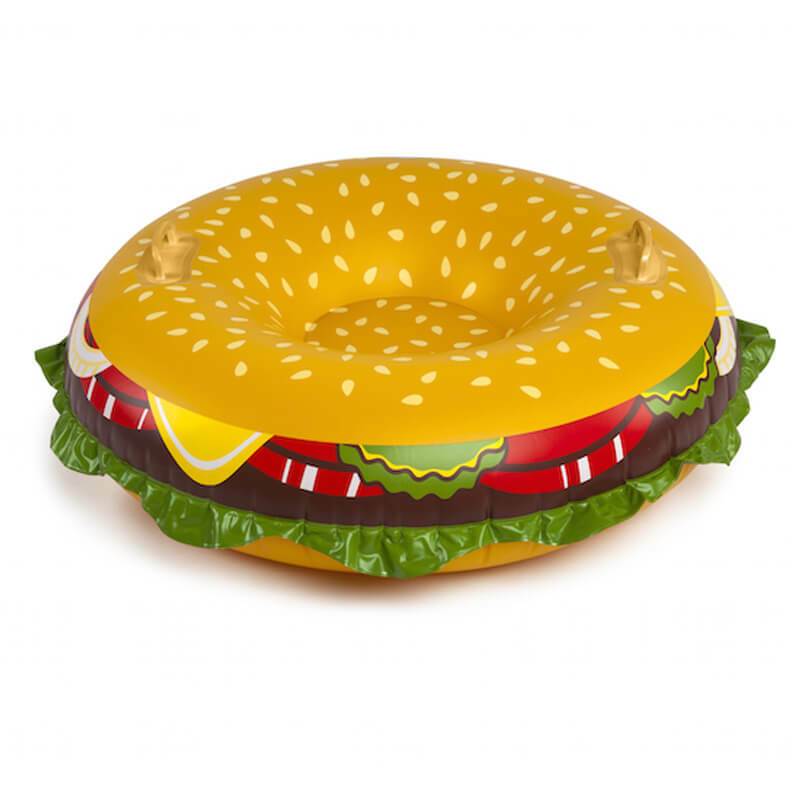 Giant Inflatable Cheeseburger Snow Tube by BigMouth Toys at Perpetual Kid