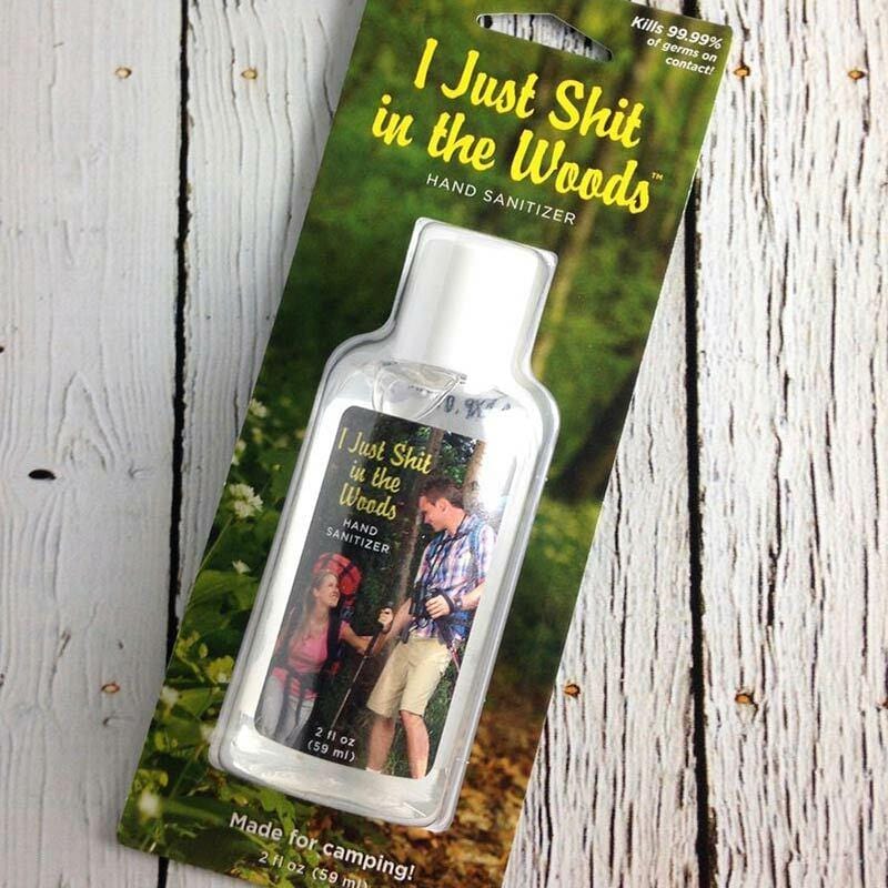 I Just Sh*t In The Woods Hand Sanitizer by Blue Q at Perpetual Kid