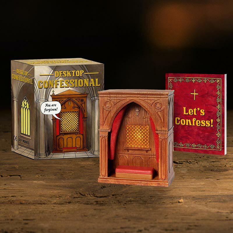 Mini Desktop Church Confessional by Running Press at Perpetual Kid