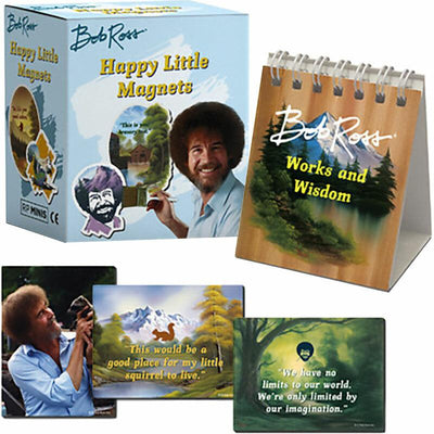 Bob Ross Happy Little Magnets - Running Press