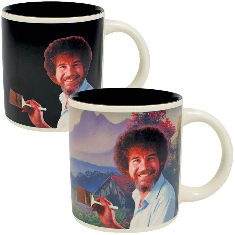 Bob Ross Self-Painting Heat Sensitive Mug - Unemployed Philosophers Guild