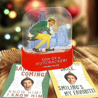 Buddy the Elf Snow Globe + Magnets - Running Press