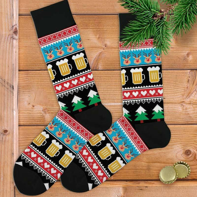 Christmas Beer Men's Socks - Exclusive