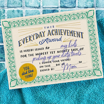 Everyday Achievement Award Notepad