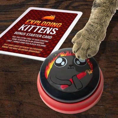 Exploding Kittens Game Talking Button - Running Press