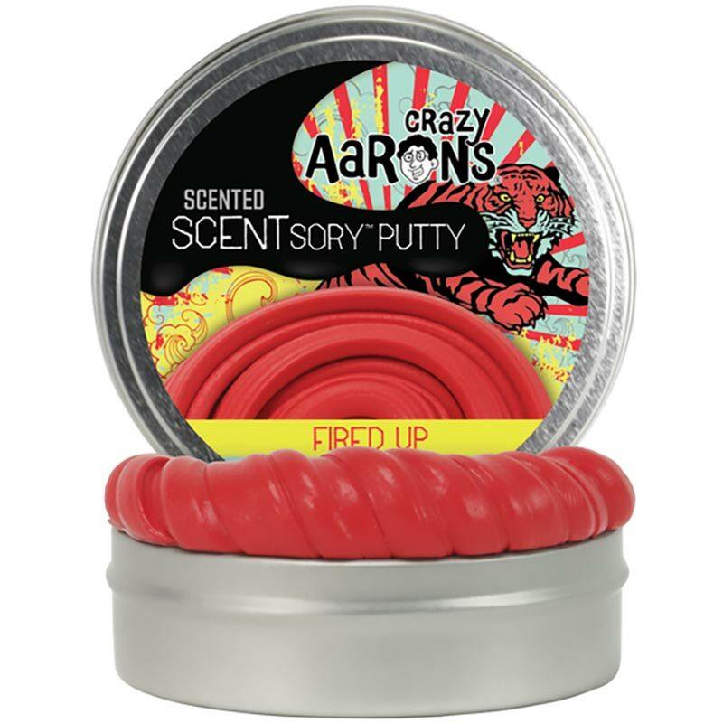 Fired Up Vibes Cinnamon + Ginger Scented Putty - Crazy Aaron's Thinking Putty