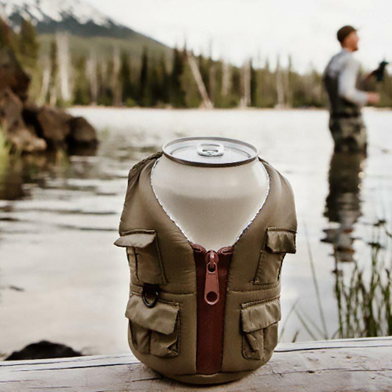 Fishing Vest Beverage Holder - Puffin