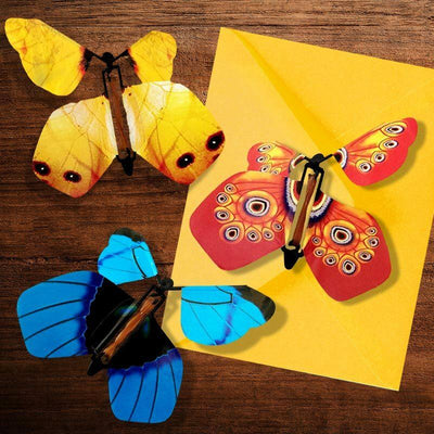 Flying Butterfly Greeting Card Insert - Exclusive