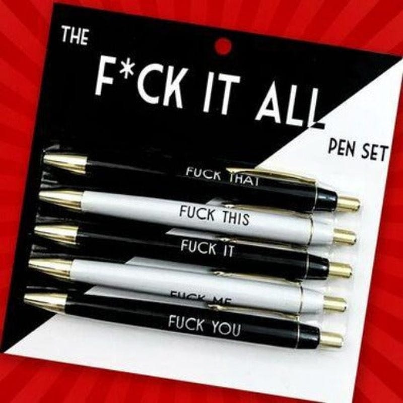 Fuck It All Pen Set by Fun Club