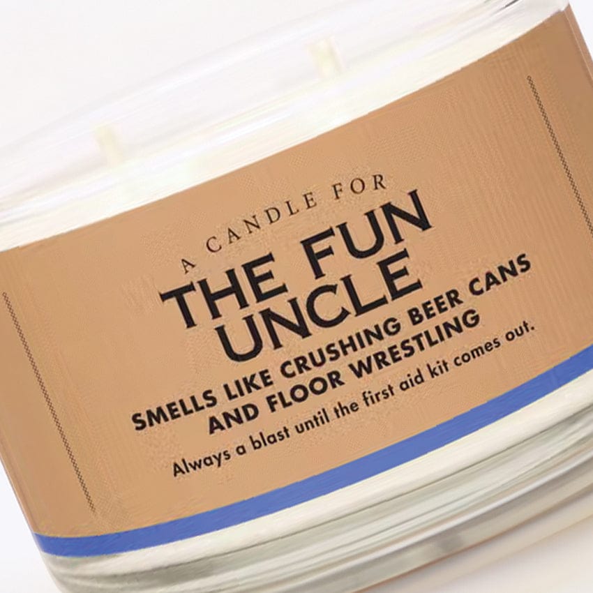 A Candle For The Fun Uncle Whiskey River - FUNCLE Gift