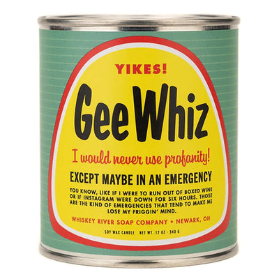 Gee Whiz Anti-Profanity Candle - Whiskey River Soap Co. Candles