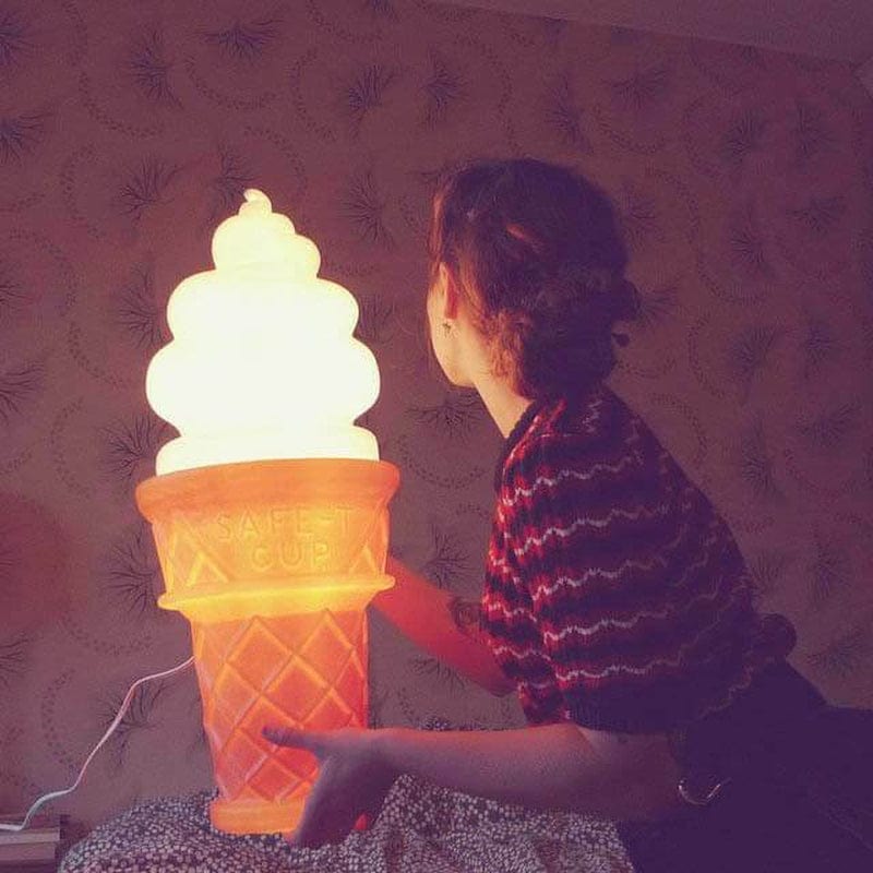 Perpetual Kid Exclusives - Giant Ice Cream Cone Lamp