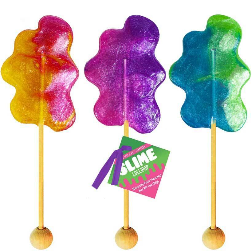 Glitter Swirl Slime Lollipop - Melville Candy