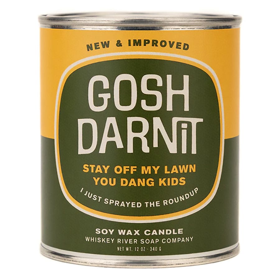 Gosh Darnit! Anti Profanity Candle- Whiskey River Soap Co.