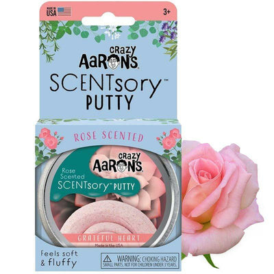 Grateful Heart Rose Scented Putty - Crazy Aaron's Thinking Putty