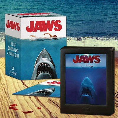 Jaws Mini Light Up Poster With Music - Running Press