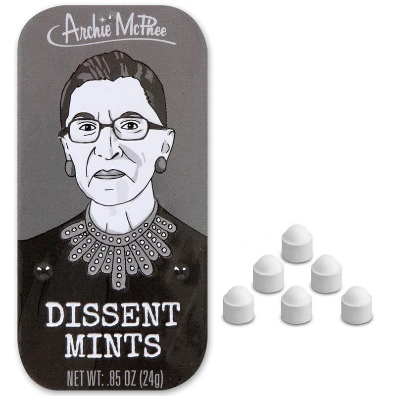 Justice Ruth Bader Ginsburg RBG Dissent Mints - Archie McPhee