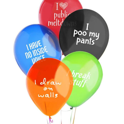 Kid Shaming Little Jerk Balloons - Boldfaced Goods