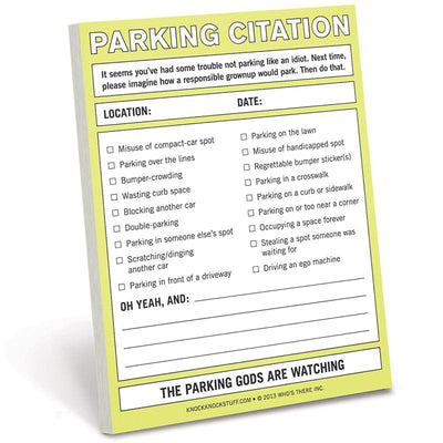 Parking Citation Nifty Notes - Knock Knock