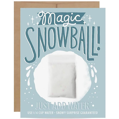 Magic Snowball Card - Inklings Paperie