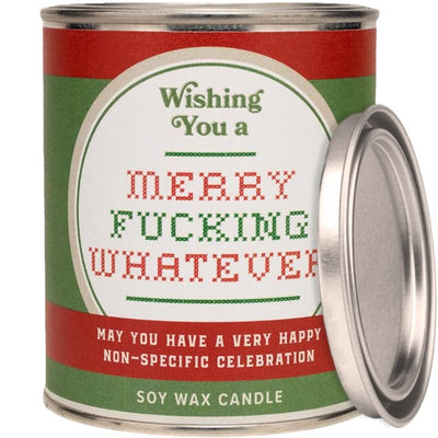 Wishing You A Merry F*cking Whatever Limited Edition Candle - Whiskey River Soap Co.