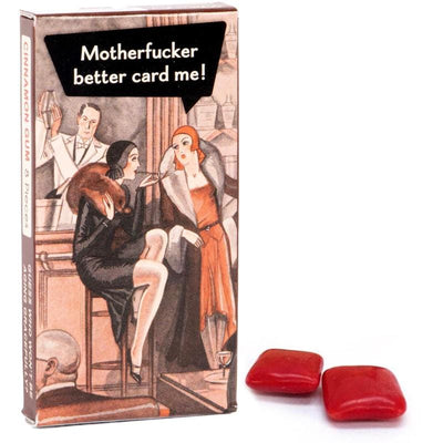 Motherf*cker Better Card Me Gum - Blue Q