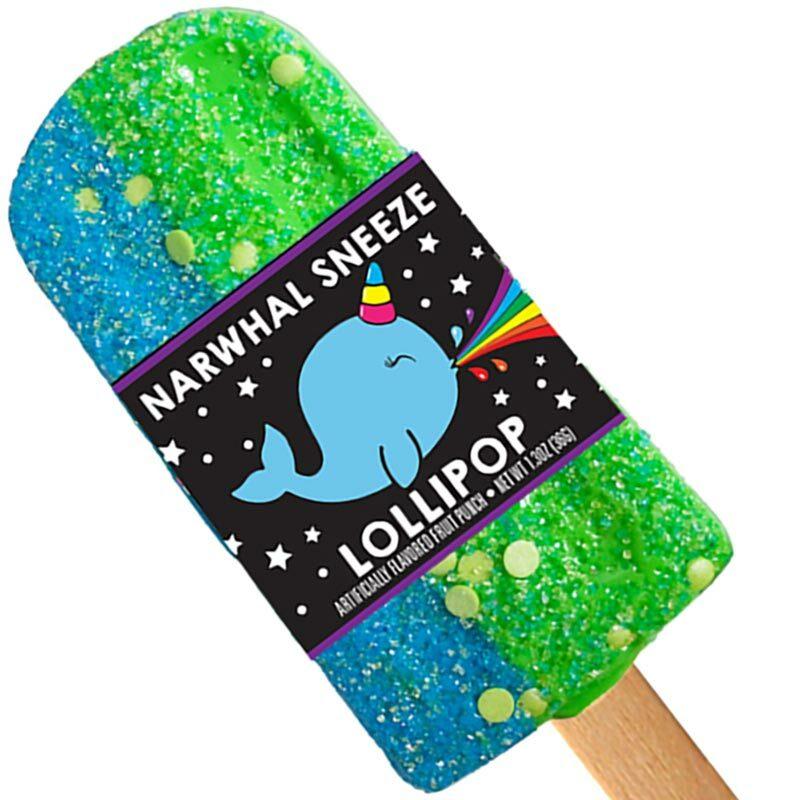 Narwhal Sneeze Lollipop - Melville Candy