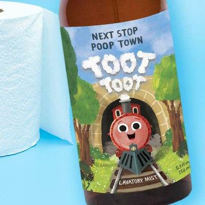 Next Stop Poop Town Lavatory Mist - Blue Q