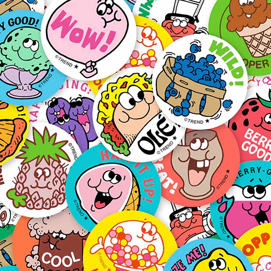 Retro Scratch 'n Sniff Stinky Stickers® Inaugural Collector Combo Set